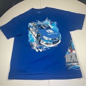Dale Earnhardt Jr Nascar Shirt Mens Size XL Blue 88 Nationwide LOUD Double Sided